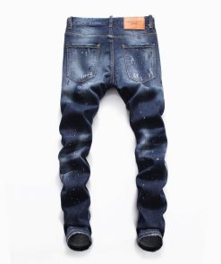 DSQUARED2 BLUE RIPPED JEANS