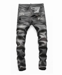 DSQUARED2 GREY RIPPED JEANS “2”