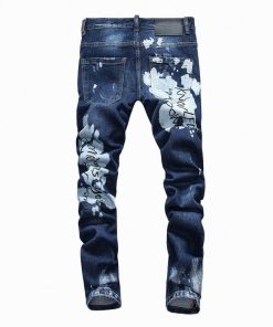 DSQUARED2 PAINTED BLUE JEANS