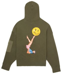 PALM ANGELS PIN UP HOODIE