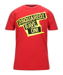 DSQUARED2 “RAVE ON” PRINTED SHORT SLEEVE T-SHIRT