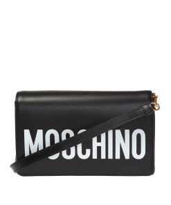 MOSCHINO LOGO-PRINTED SHOULDER BAG