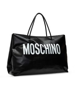 MOSCHINO SHOPPER BAG WITH LOGO