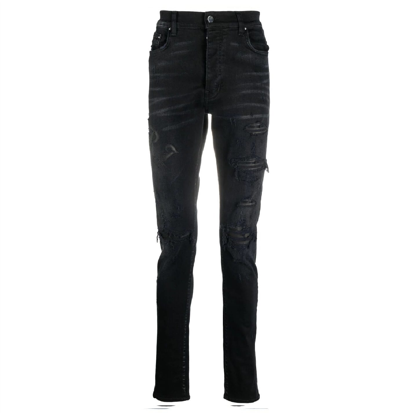 AMIRI OLD ENGLISH GOTHIC LOGO JEANS - Clothes Rep