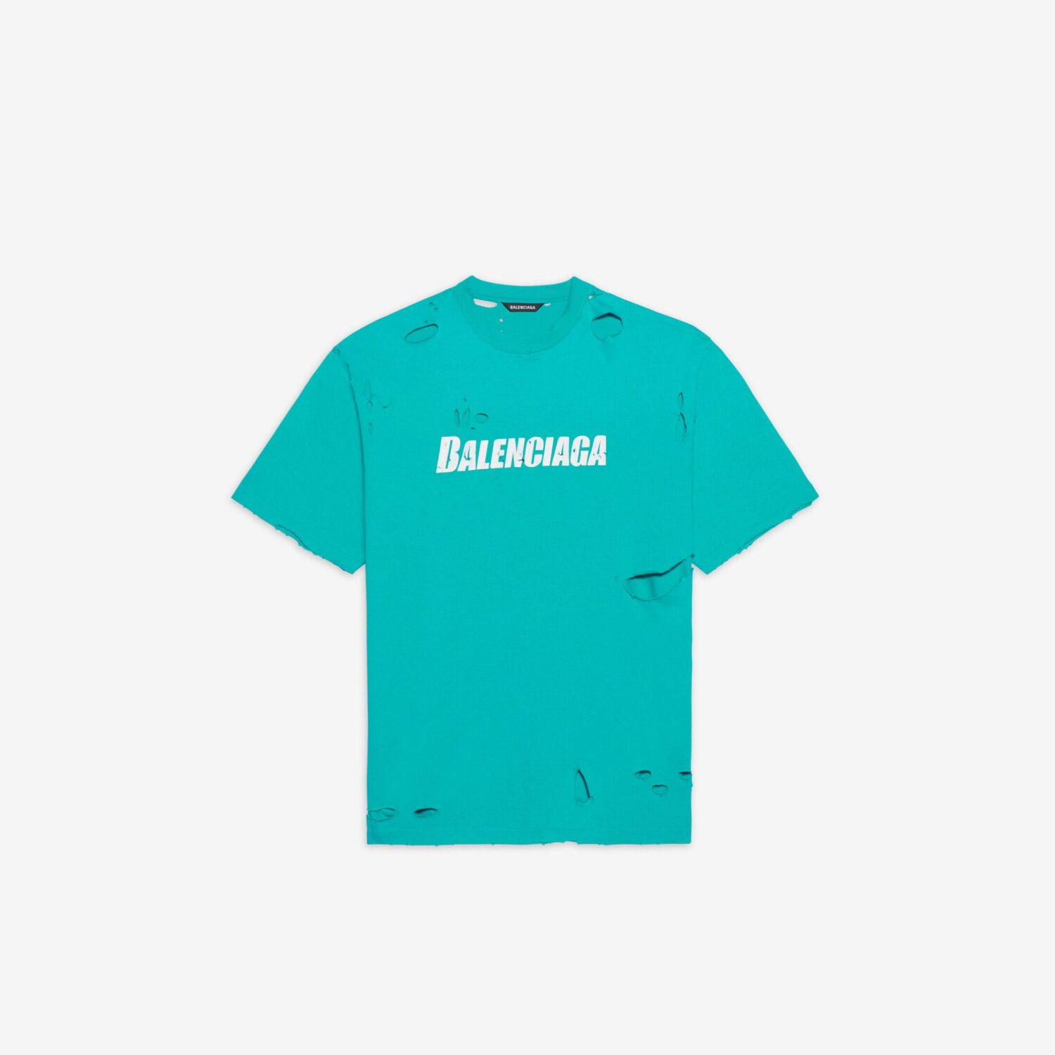 BALENCIAGA T-SHIRT CAPS DESTROYED FLATGROUND – Clothes Rep