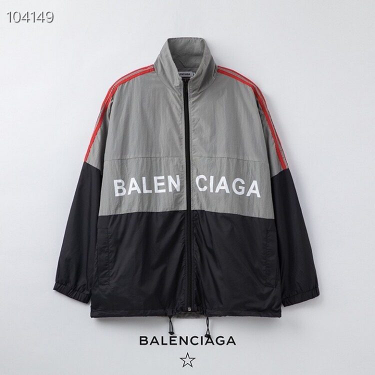 grey balenciaga jacket