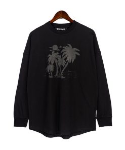 Palm Angels Sweatshirt mit Palmen-Patch