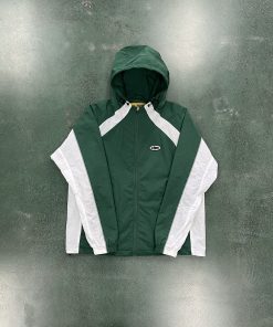 White and Green Jacket