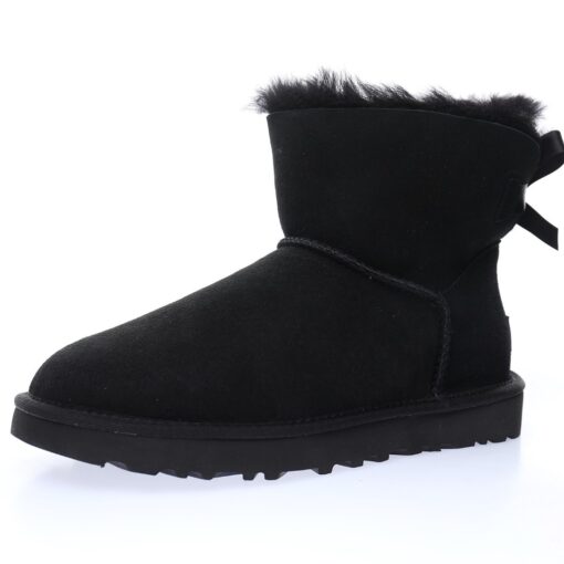 UGG W Mini Bailey Bow II "Pure black bow 2.0"