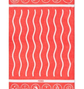 FENDI Cotton beach towel