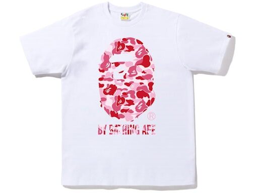 BAPE ABC Camo By Bathing Ape Tee White/Pink
