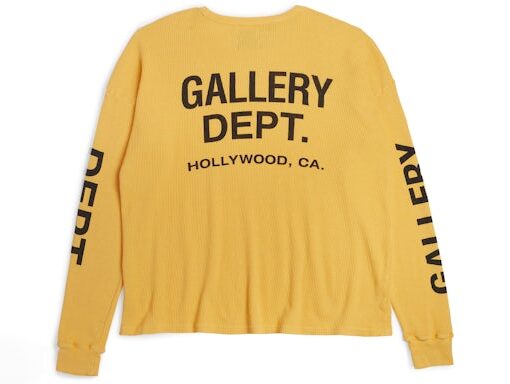 Hoodie Gallery Dept. Thermo L/S T-Shirt Yellow