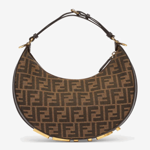 Fendi Praphy Bag Brown Gold