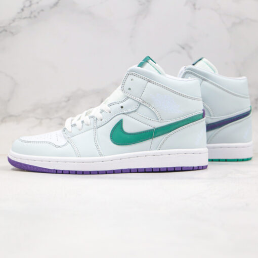 NIKE Air Jordan AJ1 Mid White green blue