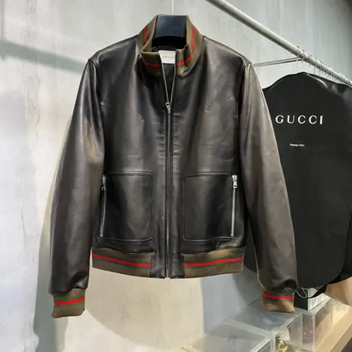 GG Leather Jacket