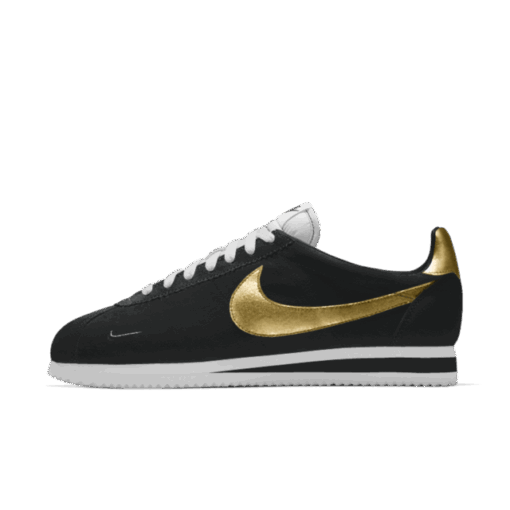 Nike Cortez Black/Metallic Gold
