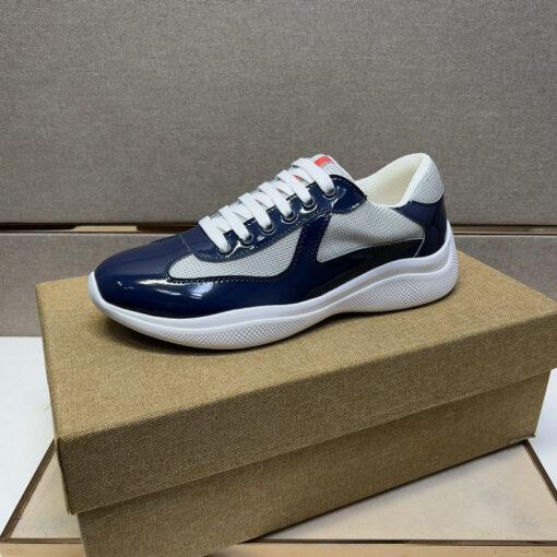 Prada America's Cup Soft rubber and bike fabric sneakers