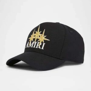 starburst logo baseball cap - black
