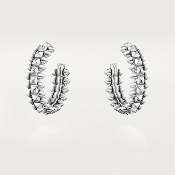 Clash De Cartier Earrings Small Model White Gold