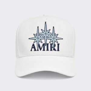 Amiri Starburst Canvas Hat Ivory
