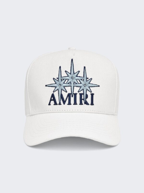 Amiri Starburst Canvas Hat Ivory