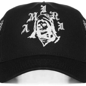 AMIRI Reaper Trucker Hat Black/White