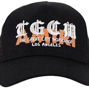 AMIRI T.G.C.W. Trucker Hat Black