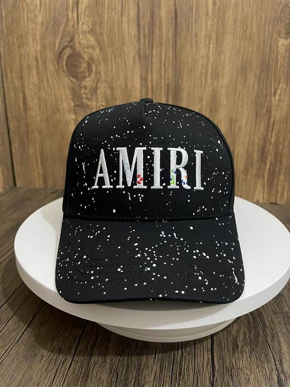 AMIRI Paint Splatter Baseball Cap Black