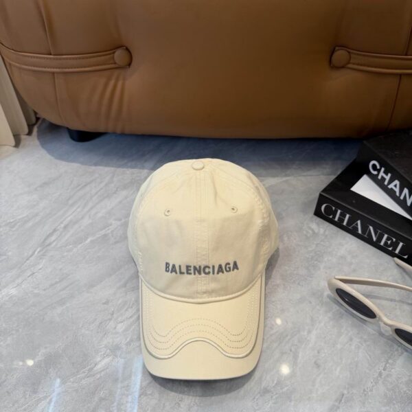 Balenciaga Washed Out Baseball Cap White