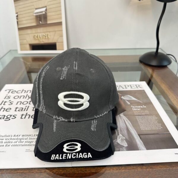 Balenciaga Double Unity Cap Grey