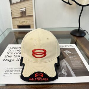 Balenciaga Double Unity Cap Beige