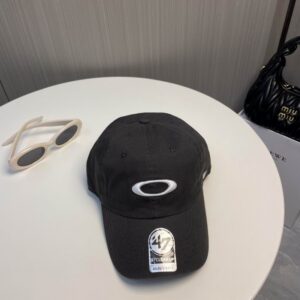 Oakley Remix Dad Cap Fathom Black Soft White Logo
