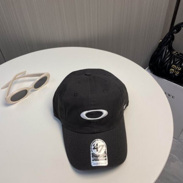 Oakley Remix Dad Cap Fathom Black Soft White Logo