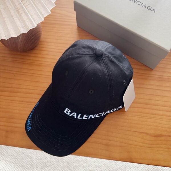 Balenciaga Cap Visor Cap Black
