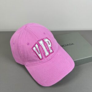 Balenciaga Vip Teamp Cotton Cap Pink