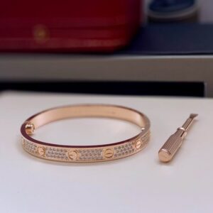 Love Bracelet Rose Gold Pavé-Set