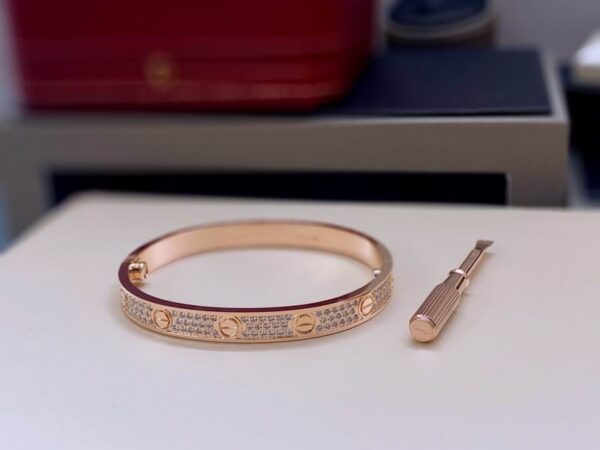 Love Bracelet Rose Gold Pavé-Set