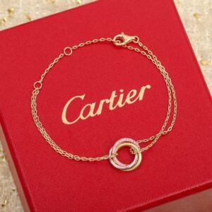 Trinity Pendant Necklace Interlocking Rings