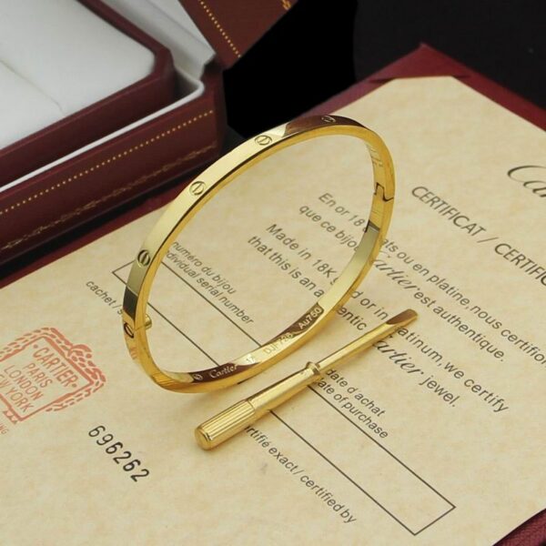 Love Bracelet Typically Crafted Yellow Gold