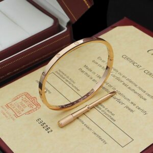 Love Bracelet Typically Crafted Rose Gold