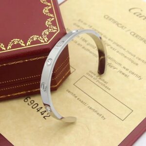 Love Bracelet Brilliant-Cut Diamonds Silver