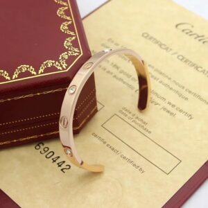Love Bracelet Brilliant-Cut Diamonds Rose Gold