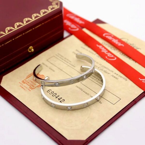 Love Cuff Bracelet Often Crafted White