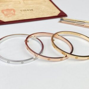 Love Bracelets Rose Gold and White Gold