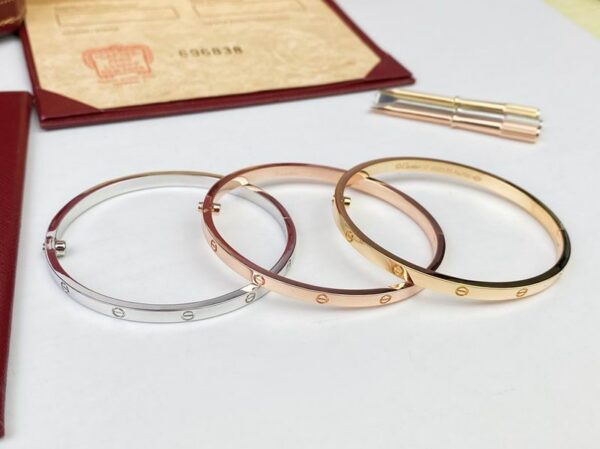 Love Bracelets Rose Gold and White Gold