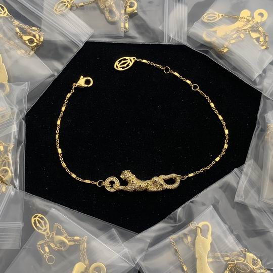 Gold-Toned Bracelet Panther Motif