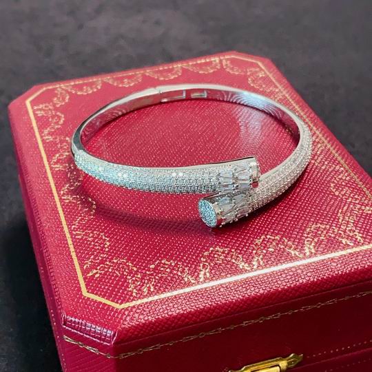 Juste Un Clou Bracelet Gold and Pavé Set with Diamonds