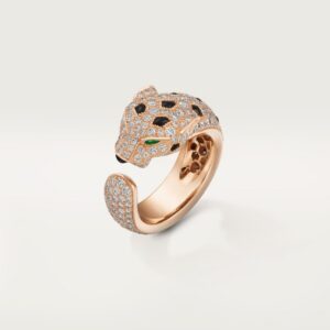 Panthère De Cartier Ring Rose Gold