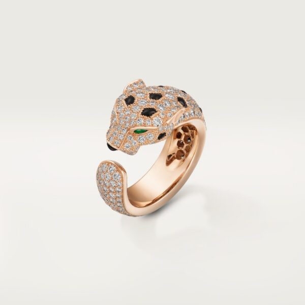 Panthère De Cartier Ring Rose Gold
