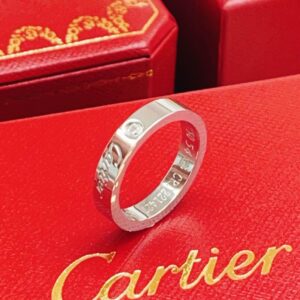 Love Ring Crafted White Gold